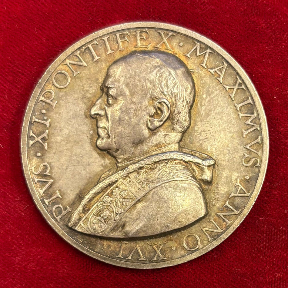Papa Pio XI Anno XVI - Medaglia "Pontificia Accademia delle Scienze" - 1937