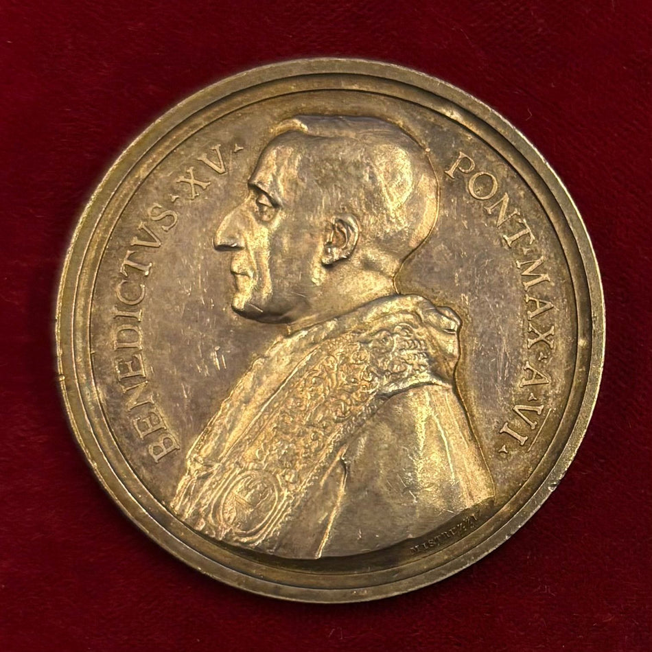 Papa Benedetto XV Anno VI - Medaglia "Canonizzazione dei tre Santi" - 1919