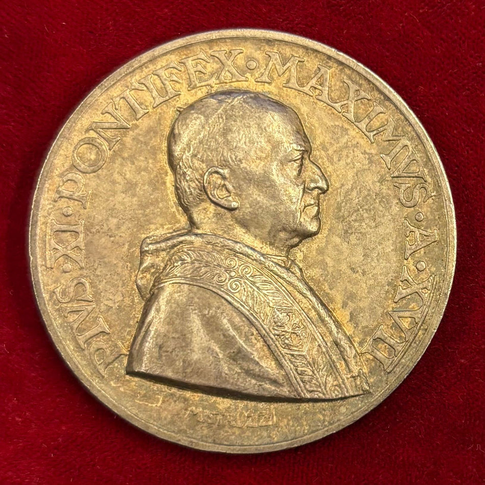 Papa Pio XI Anno XVII - Medaglia "Ateneo Lateranense" - 1938