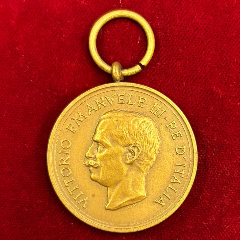 Vittorio Emanuele III Re d'Italia - Medaglia al merito della Sanità Pubblica I° Tipo (Zecca)