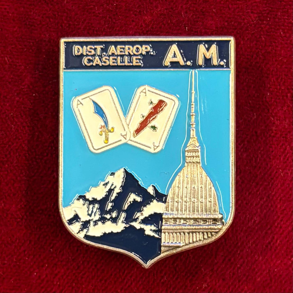 Distintivo "Distaccamento Aeroportuale Caselle A.M." - Aeronautica Militare