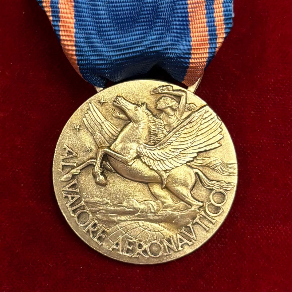 Medaglia "Al Valore Aeronautico della Repubblica Italiana" - Grado Argento (argentata)