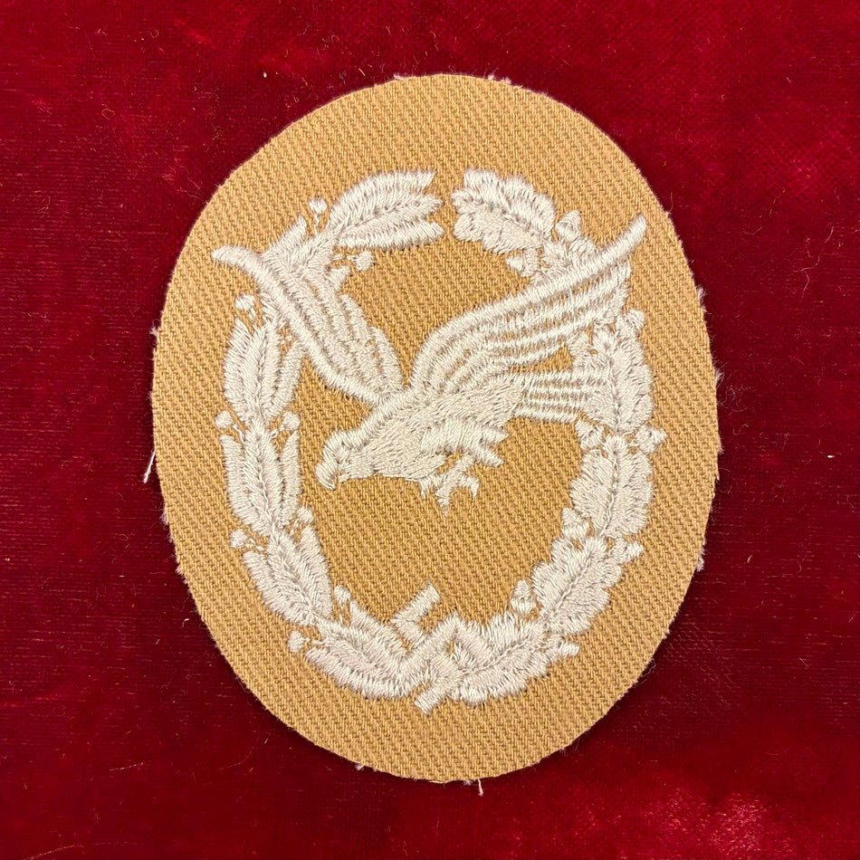 Brevetto da braccio per Mitragliere della Luftwaffe - Modello tropicale