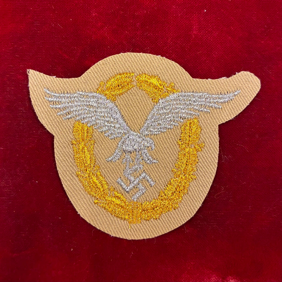 Brevetto da braccio per Ufficiali della Luftwaffe - modello tropicale " DAK "