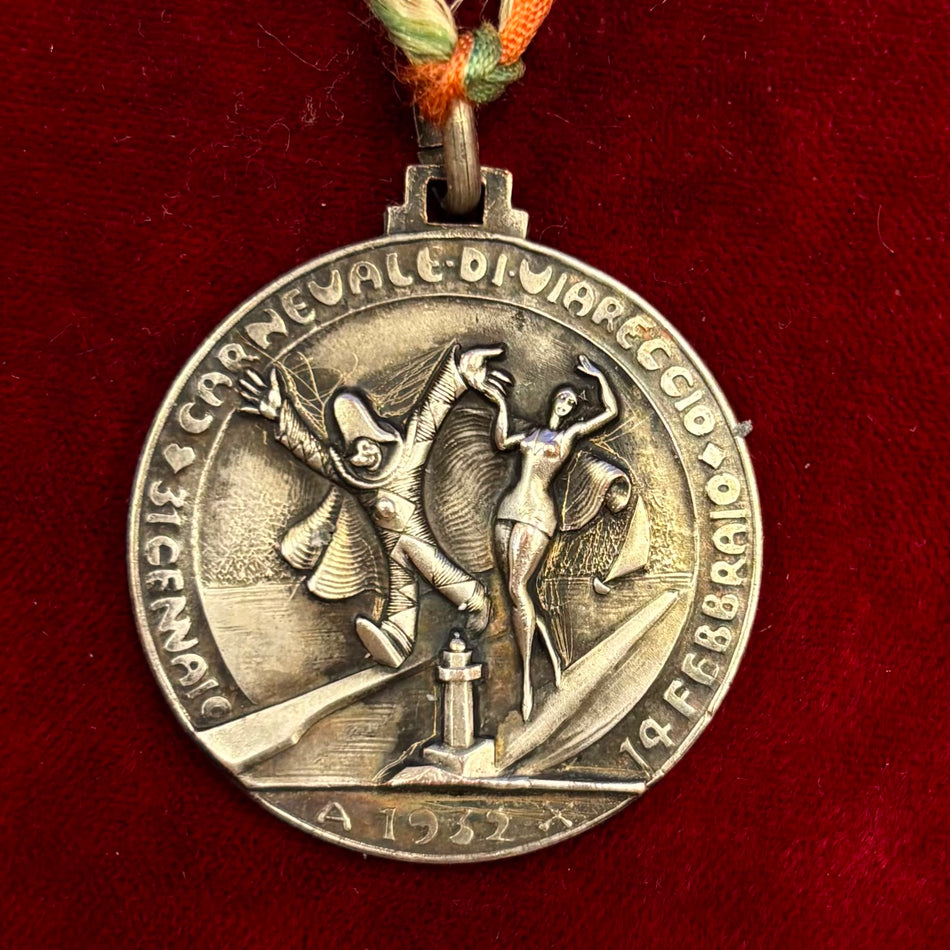 Medaglia "Carnevale di Viareggio 1932 - Azienda di Cura Climatica e Balneare"