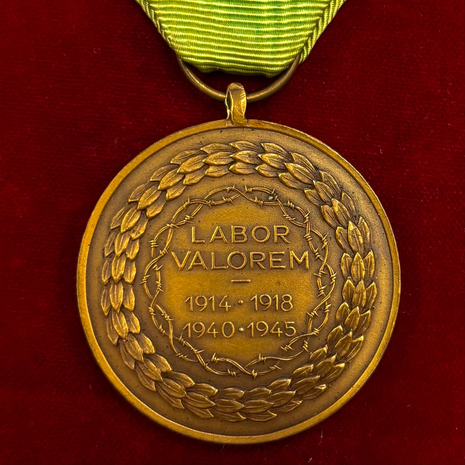 Belgio - Medaglia "Associazione Ex Prigionieri di Guerra (F.N.A.P.G. - N.V.O.K.)" con nastrino