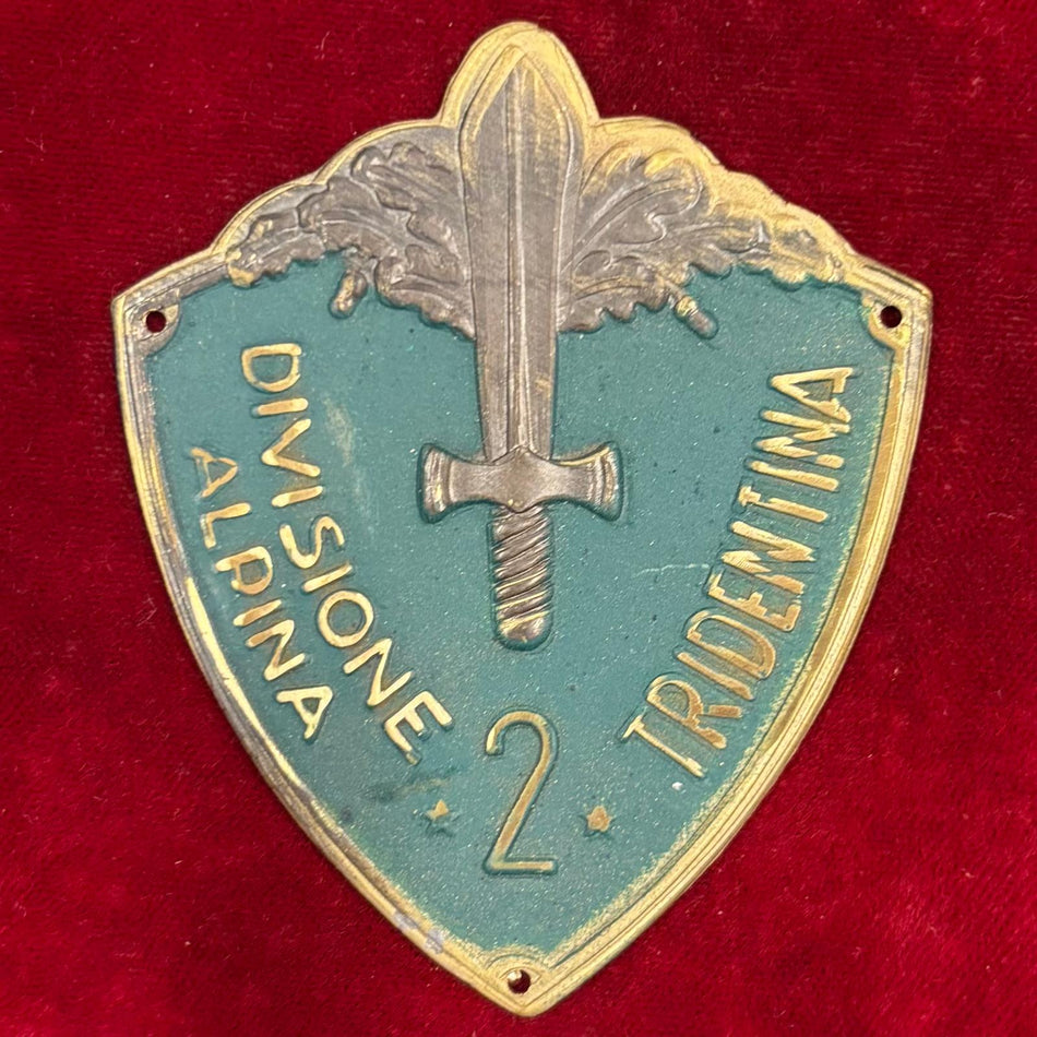 Distintivo da braccio della "2^ Divisione Alpina Tridentina"