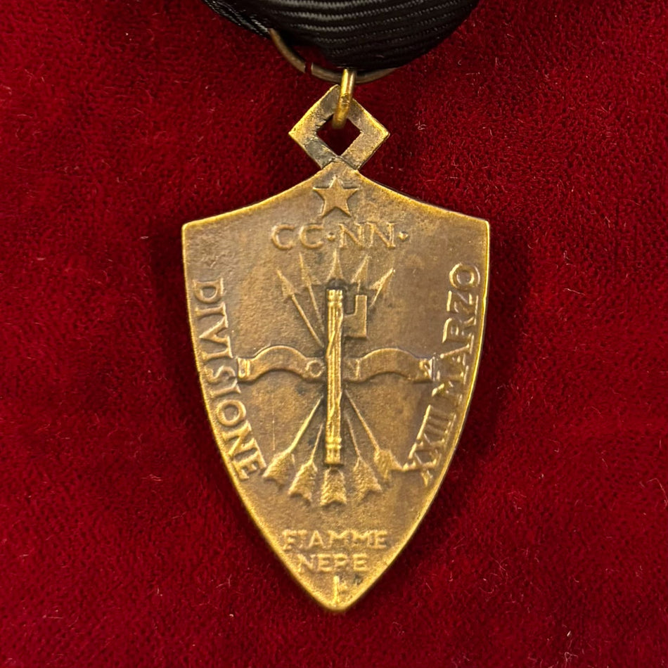 Medaglia Guerra di Spagna - Divisione Camicie Nere CCNN "Fiamme Nere" XXIII Marzo 1937