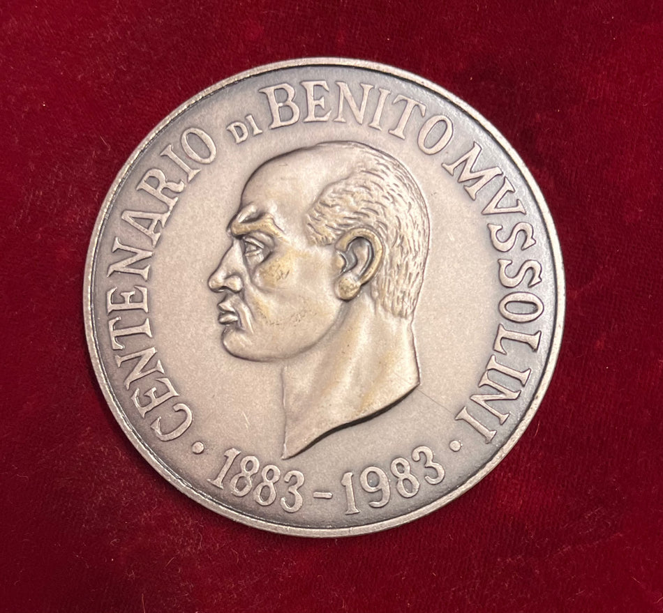 Medaglia M.S.I. del "Centenario della nascita di Benito Mussolini" 1883 - 1983