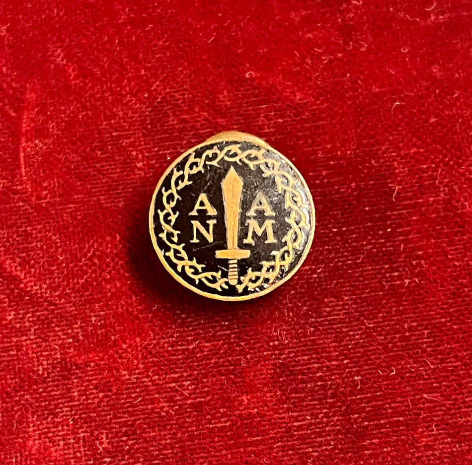 Distintivo ad asola "Associazione Nazionale Arma Milizia" SAF