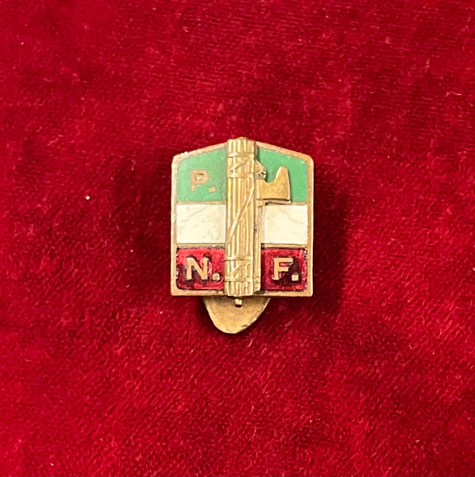 Distintivo da asola per gli iscritti al P.N.F. - Partito Nazionale Fascista