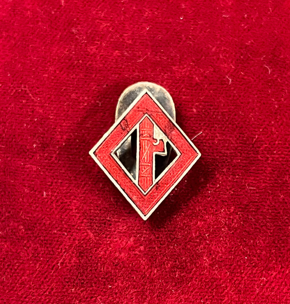 Distintivo ad asola del ventennio fascista da "Squadrista"