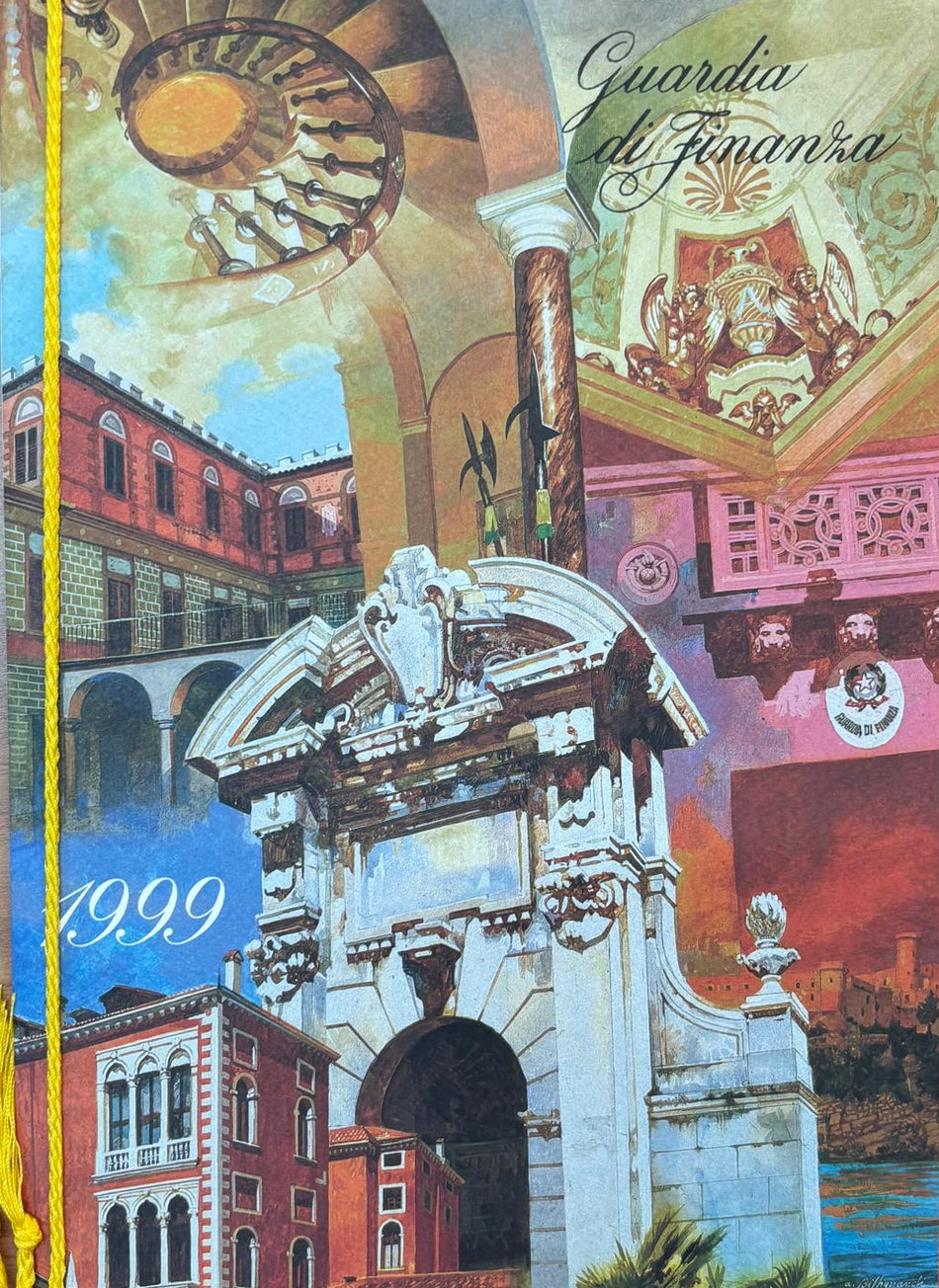 Calendario Guardia di Finanza - Anno 1999 (con cordino originale)