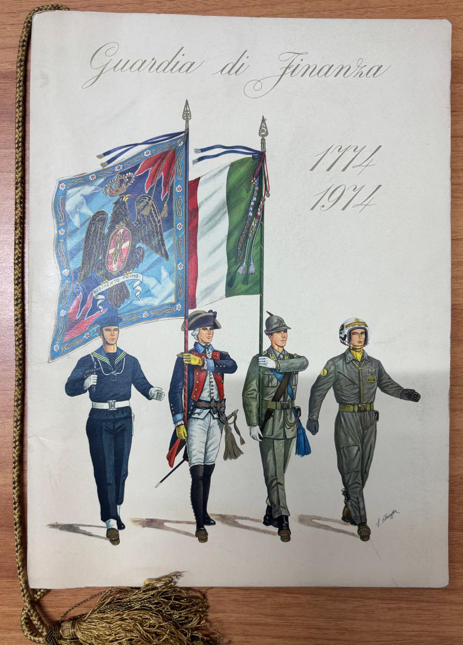 Calendario Guardia di Finanza - Anno 1974