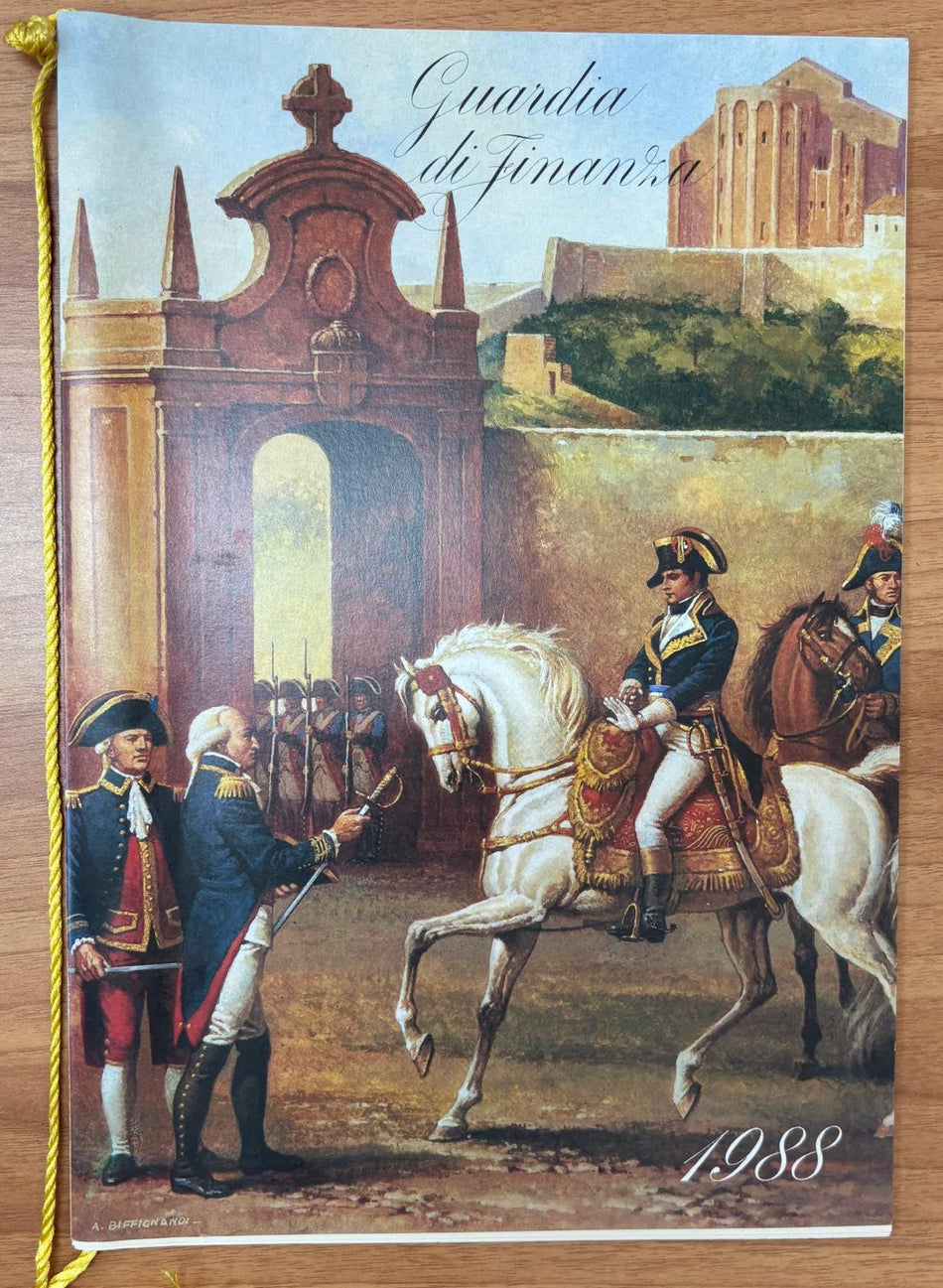 Calendario Guardia di Finanza - Anno 1988