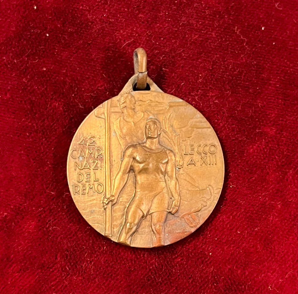 Medaglia della Reale Federazione Italiana di Canottaggio "42° Campionato Nazionale del Remo - Lecco A.XIII"