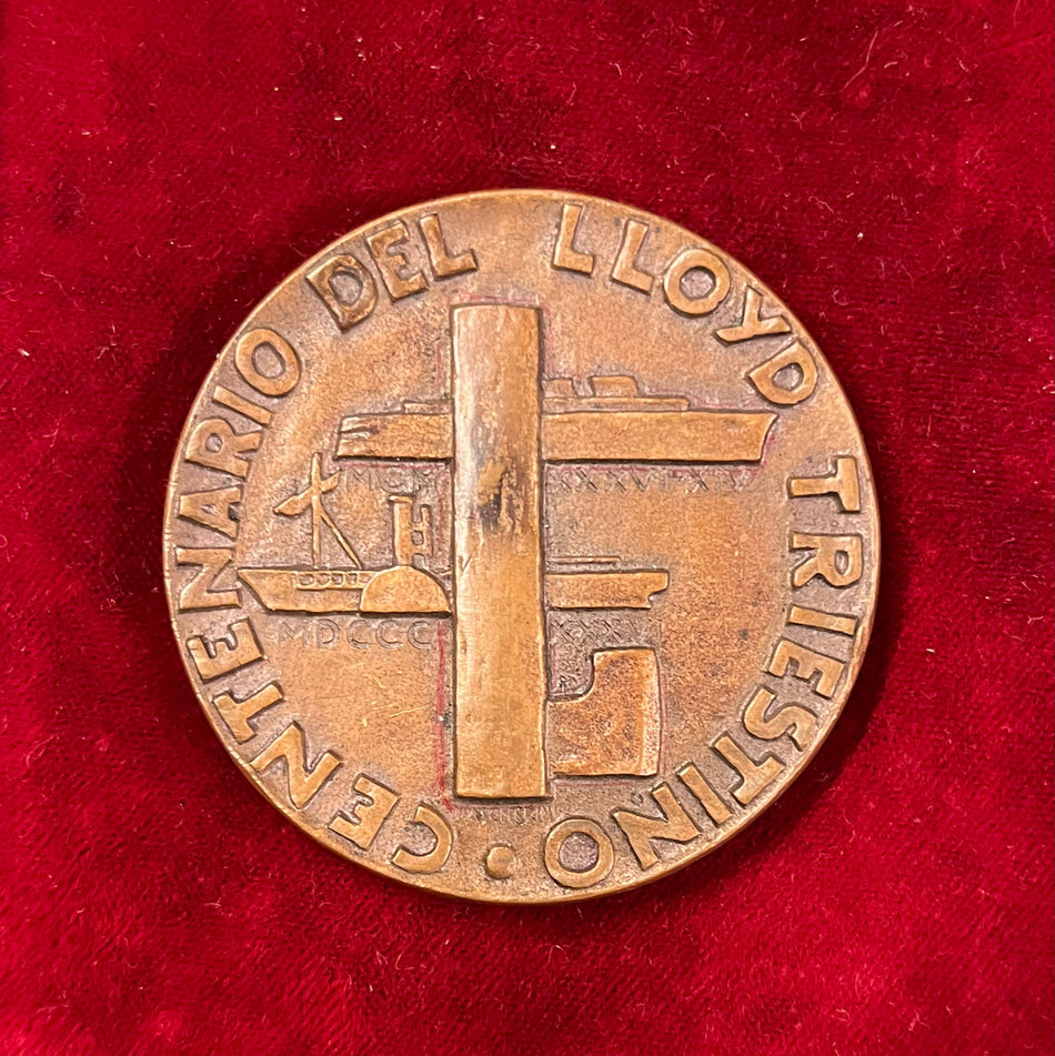 Medaglia del "Centenario del LLoyd Triestino 1836 - 1936" LIBERTATEM TESTOR