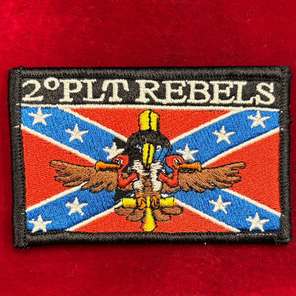 Distintivo in stoffa "2° Plotone Avvoltoi B.A.O. - Rebels" (Fuori Ordinanza)