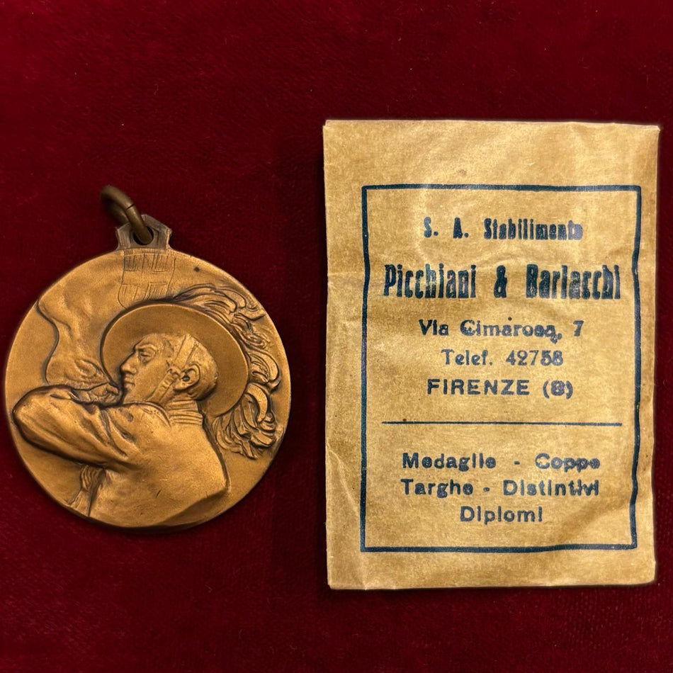 Medaglia "Bandiera di Combattimento - 5° Rgt. Bersaglieri - A. XVI (1938)"