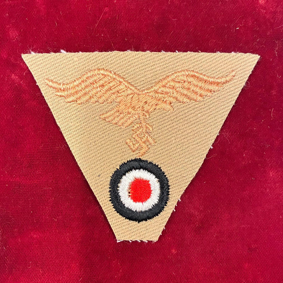 Completo aquila e coccarda da berretto per truppa della Luftwaffe - Modello DAK