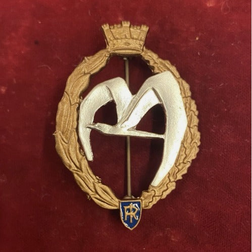 Distintivo di Volo Bellico Specializzazione " TRASPORTO " - Grado ARGENTO