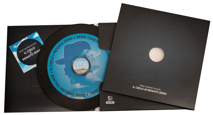 Italia - 5 euro Argento - Serie Canzoni Italiane – Il Cielo di Renato Zero