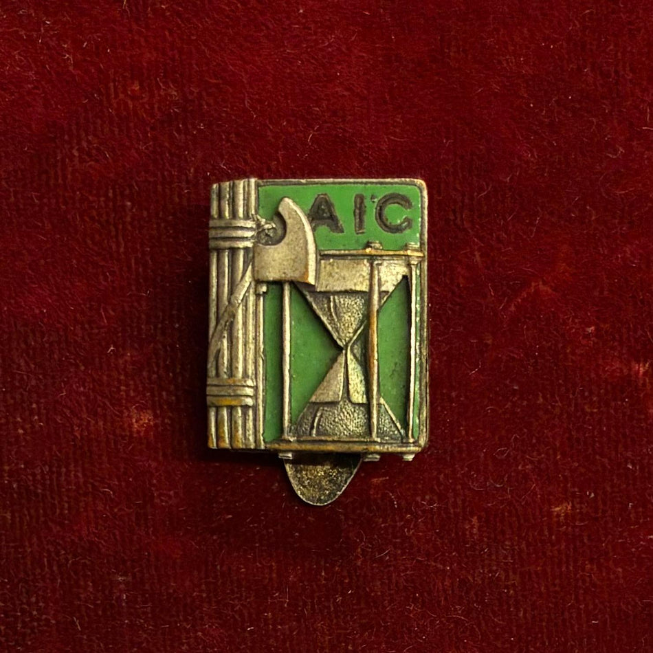 Distintivo periodo fascista dell'Associazione Italiana Cronometristi