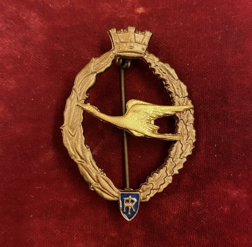 Distintivo di volo bellico specializzazione SOCCORSO - Grado ORO