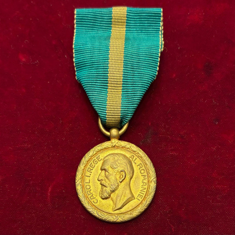 Romania - Medaglia al merito commerciale ed Industriale - 1912