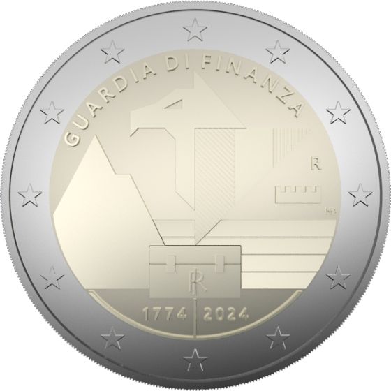 Italia 2024 - 2 Euro COINCARD "250° Anniversario della Fondazione della Guardia di Finanza"