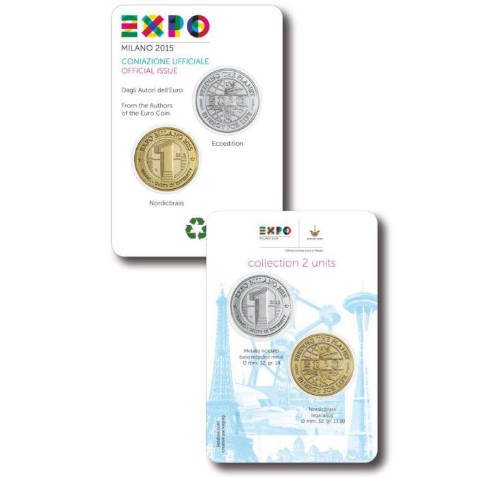 Medaglie ufficiali Milano Expo - Ecoedition e Nordicbrass