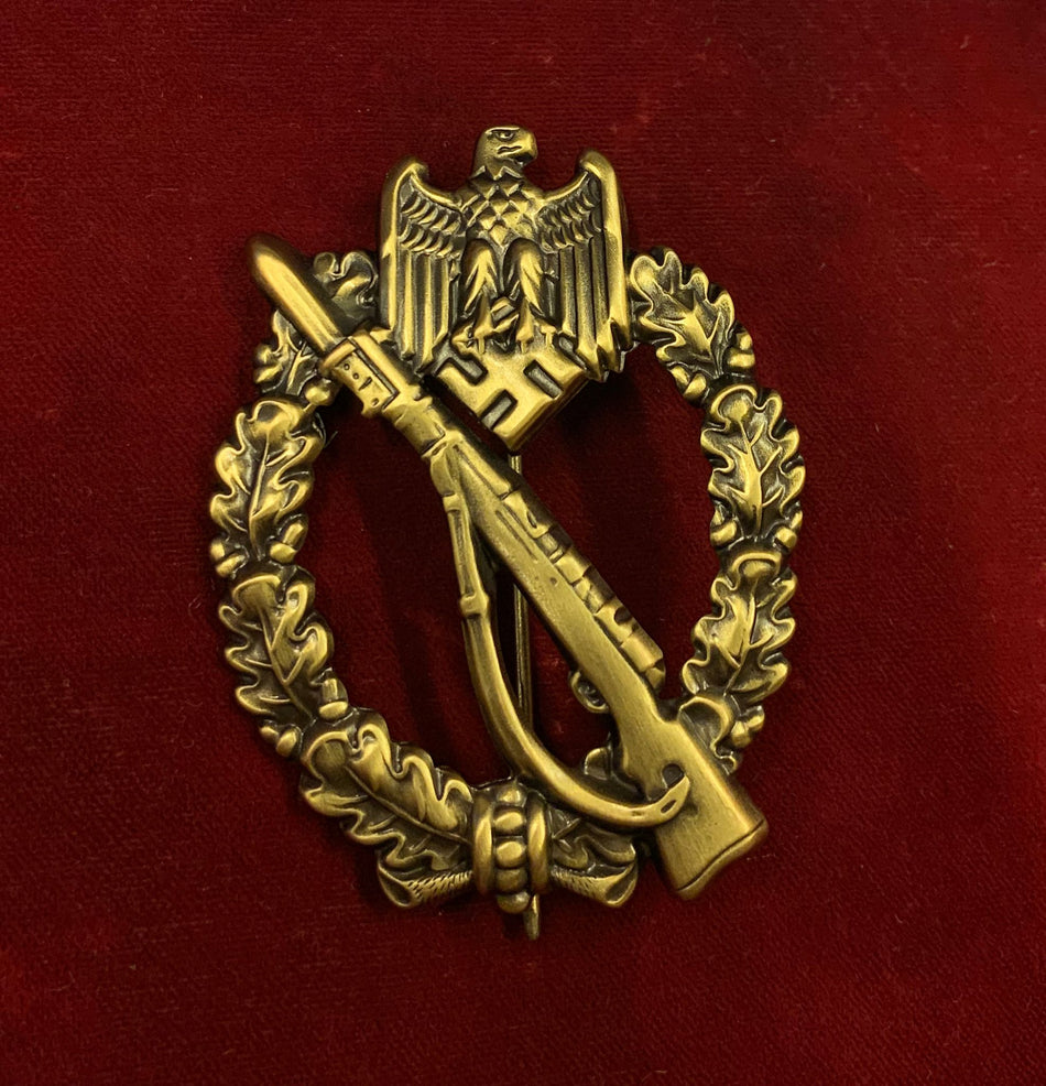 Terzo Reich - Distintivo reparti  "Fanteria d'assalto Motorizzata" - Lamierino