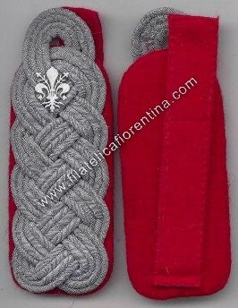 Spalline Maggiore  Reparti Artiglieria (Waffenfarbe rosso)