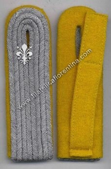 Spalline Sottotenente Reparti Cavalleria (Waffenfarbe giallo oro)