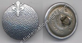 Bottone diametro mm. 21  per uniforme - Marcato sul retro