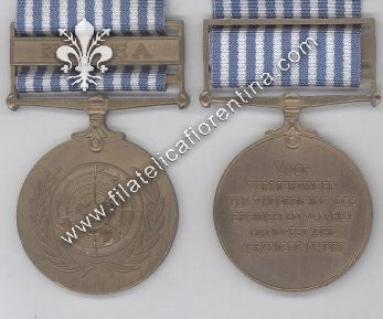 Medaglia per le truppe Belga sotto l' Onu nella Guerra di Korea 1952