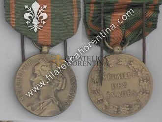 Medaglia per non collaborazionisti rifugiati all' estero 1940/1943