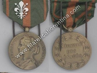 Medaglia per non collaborazionisti rifugiati all' estero 1940/1943