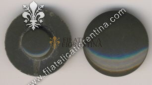 Bottone grigioverde in bachelite - Regio Esercito - diametro 23 mm.