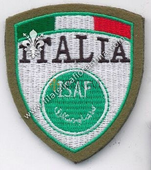Distintivo Truppe italiane in Afghanistan - ISAF - Fondo bianco