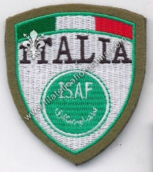 Distintivo Truppe italiane in Afghanistan - ISAF - Fondo bianco