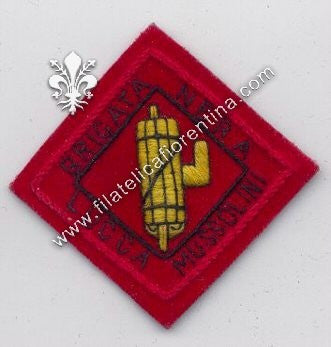 Distintivo della BRIGATA NERA MUSSOLINI LUCCA