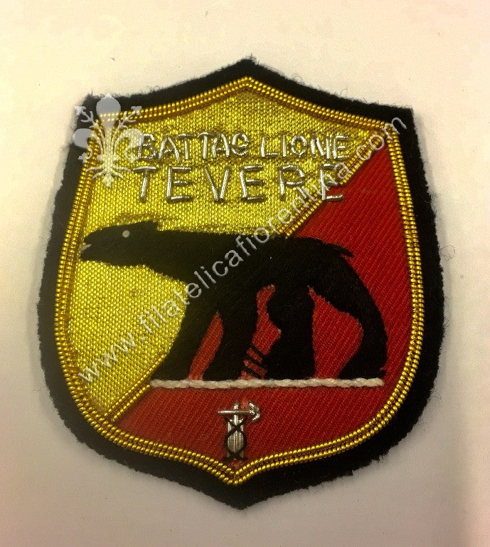 Distintivo del Battaglione TEVERE del RAGGRUPPAMENTO BRIGATE NERE MOBILI
