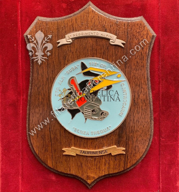 Crest 102ª Cp. Controcarri - Btg. Alp. "Susa" - 3° Rgt. Alpini