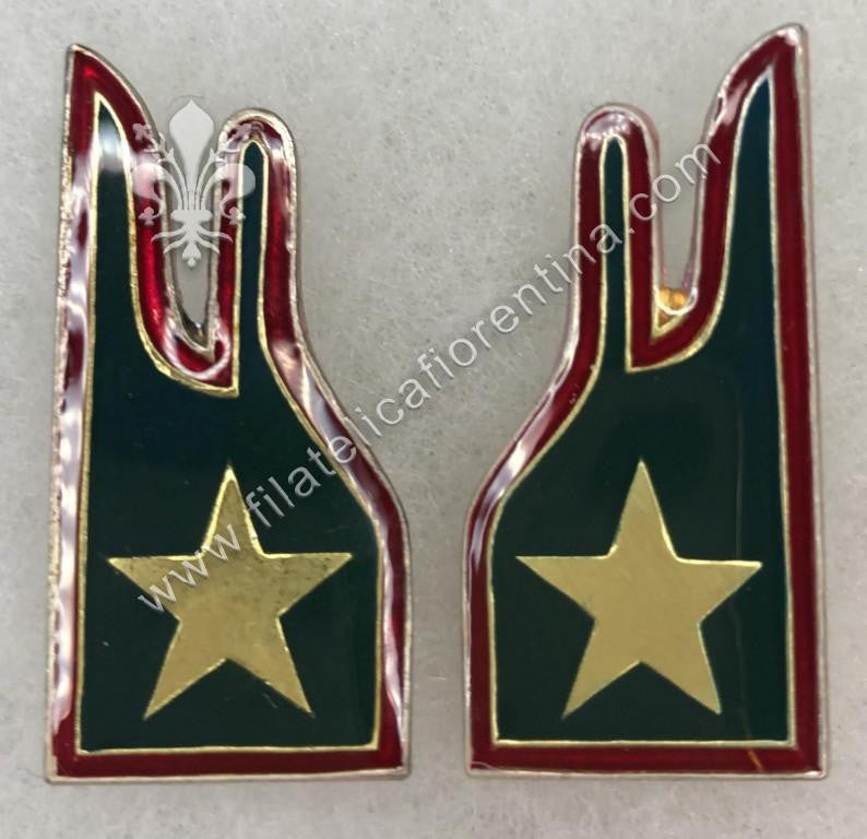 Mostrine metalliche - vetrificato