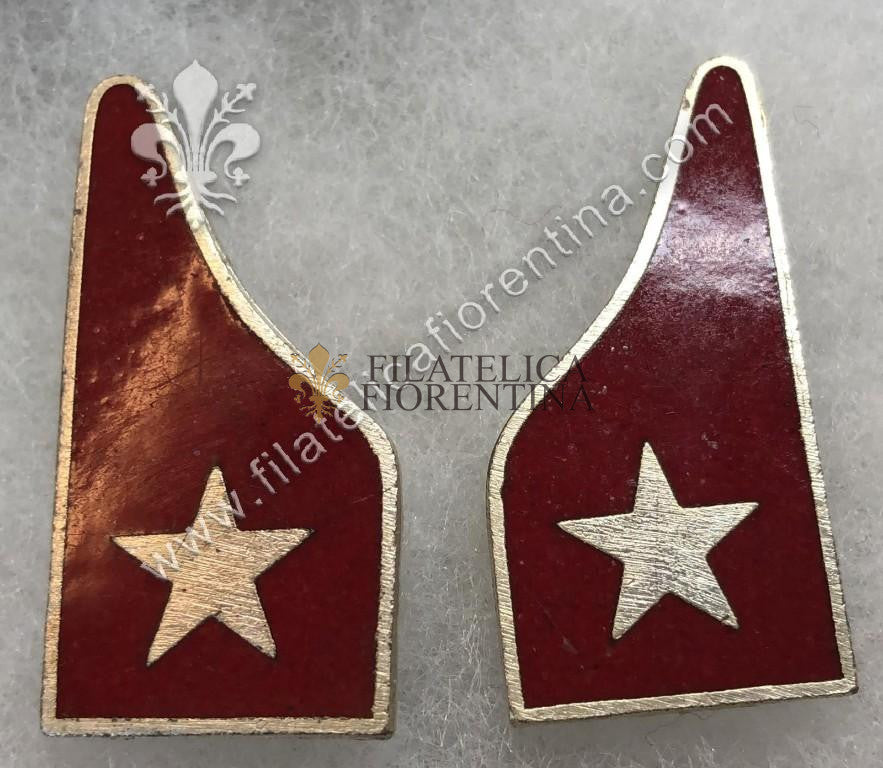 Mostrine Corpo Sanitario in metallo smaltato
