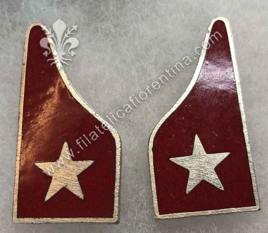 Mostrine Corpo Sanitario in metallo smaltato