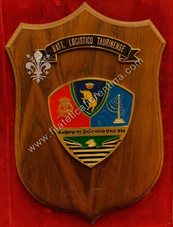 Crest Batt. Logistico Taurinense - Animo et scientia una vis