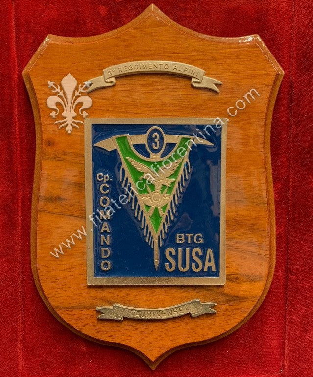 Crest 3° Reggimento Alpini - Battaglione SUSA - Compagnia Comando - Taurinense