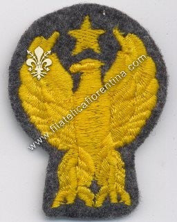 Fregio da bustina della Polizia Repubblicana - Agenti e graduati post 1943